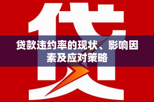 宝山贷款违约率的现状、影响因素及应对策略