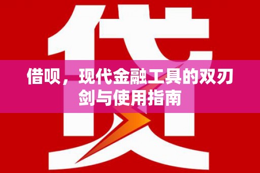宝山借呗，现代金融工具的双刃剑与使用指南