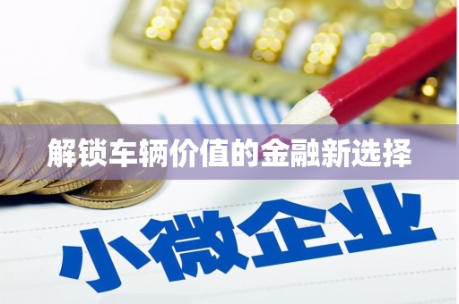宝山解锁车辆价值的金融新选择