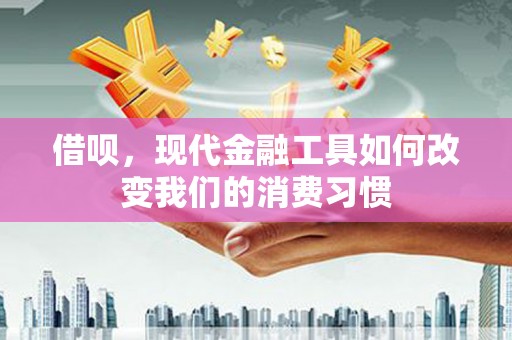 宝山借呗，现代金融工具如何改变我们的消费习惯