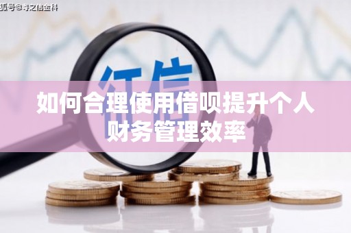 宝山如何合理使用借呗提升个人财务管理效率