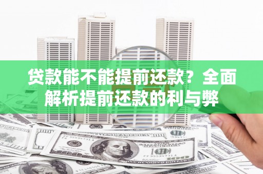宝山贷款能不能提前还款？全面解析提前还款的利与弊