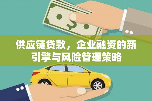 宝山供应链贷款，企业融资的新引擎与风险管理策略