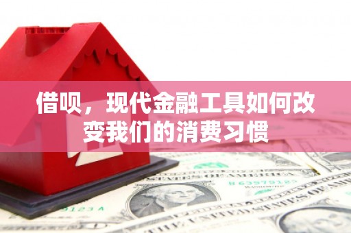 宝山借呗，现代金融工具如何改变我们的消费习惯