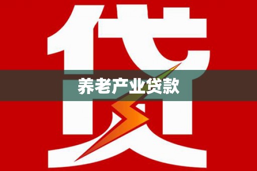 宝山养老产业贷款