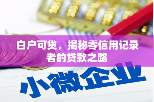 宝山白户可贷，揭秘零信用记录者的贷款之路