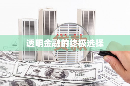 宝山透明金融的终极选择
