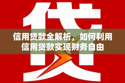 宝山信用贷款全解析，如何利用信用贷款实现财务自由