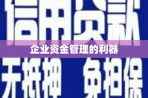 宝山企业资金管理的利器