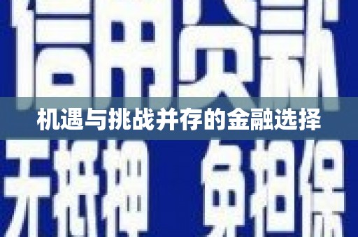 宝山机遇与挑战并存的金融选择