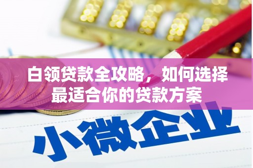 宝山白领贷款全攻略，如何选择最适合你的贷款方案